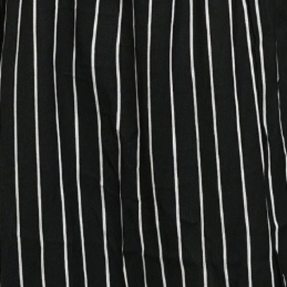 Black with White Stripes Full Length Cardigan - Picture 7 of 8